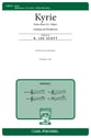 Kyrie SATB choral sheet music cover